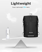 Gonex Ultralight Waterproof TPU Backpack, 55L Roll Top Dry Bag - Image 3