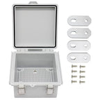 ABS Electric Junction Box, IP67 Weatherproof Electrical Boxes, Hinged Clear by AIRTAK