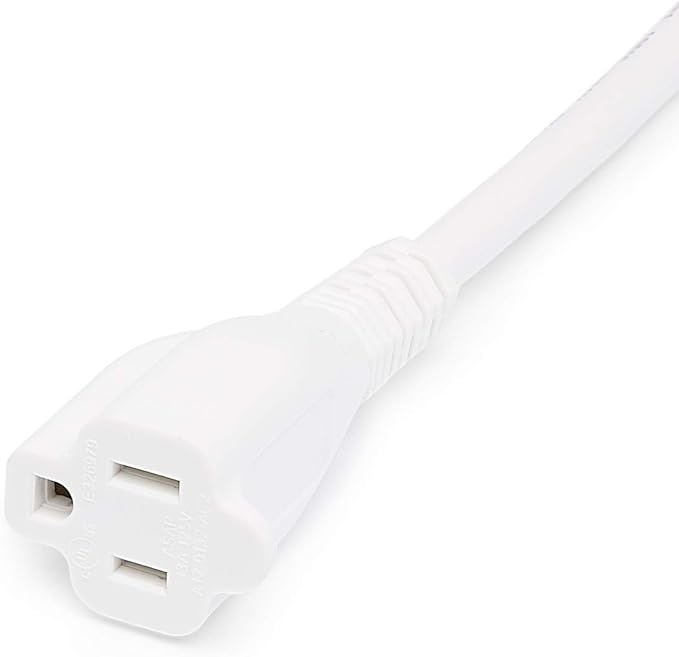 Amazon Basics Extension Cord, 10 Ft, 3-Prong Outlet Extender, Indoor Use - Image 3