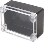 Project Box IP65 Waterproof Junction Box ABS Plastic Black Electrical Boxes DIY by Otdorpatio
