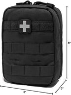 Carlebben EMT Pouch MOLLE Ifak Pouch Tactical MOLLE Medical First Aid Kit - Image 7