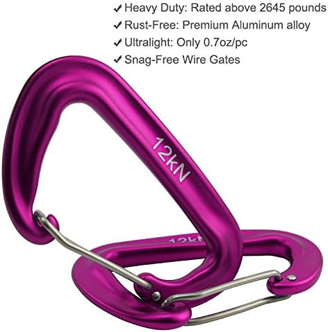 12kN 3.2"x2" Heavy-Duty Carabiner Clips - Image 2