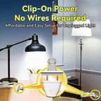 Neporal A19 Rechargeable Light Bulbs, Socket Rechargeable Emergency Light Bulb - Image 7