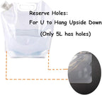 SUPANT Collapsible Emergency Water Jug Container Bag, BPA Free Plastic Water - Image 6