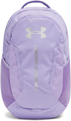Under Armour Unisex Hustle 6.0 Backpack, Transparent/Transparent/Metallic Silver by UnderArmour