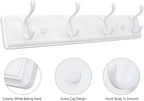 Badiano Wooden Coat Rack, Wall-Mounted Organizer - Image 5