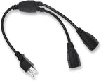 KUNCAN Power Cord Extension Y Splitter - Image 3