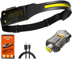 Headlamp 3 Packs, 230° Wide Beam Super Bright Head Lights, Detachable Mini by Unknown