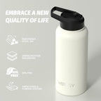 32oz Insulated Water Bottle, BPA Free&Leak Proof, Stainless Steel Water Flask - Image 8