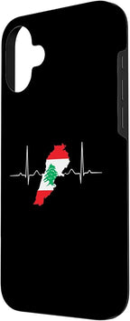 Lebanon Heart Lebanese Heartbeat Vintage Lebanon Map Case - Image 2