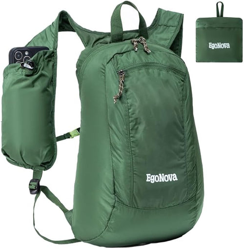12L Ultralight & Thin Packable Daypack, Small Foldable Hiking Backpack Travel by EgoNova