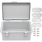Clear Hinged Cover Stainless Steel Latch, IP67 Waterproof Electrical by AIRTAK
