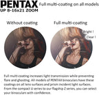 Pentax UP 8-16x21 Green Binoculars Fully-Multi Coating Zoom Tripod Socket - Image 6