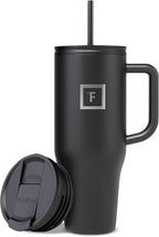 IRON °FLASK Co-Pilot Insulated Mug w/Straw & Flip Cap Lids by IronFlask