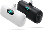 Small Portable Charger for iPhone 17/16/15 Series, 5000mAh 3A PD USB C Power by Kioson