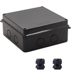 Junction Box, Reserved Holes Electrical Boxes Waterproof IP65 ABS Plastic by LuSumtly