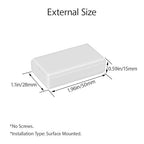 LeMotech Project Box 5 Pieces ABS Plastic Electrical Project Case Small - Image 3