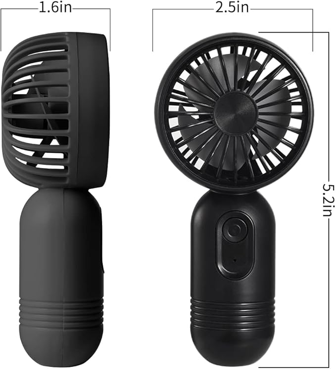 Mini Portable Fan 3 Pack, Cute Handheld Battery Operated Lightweight Small - Image 6