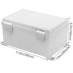 Zulkit Junction Box ABS Plastic Waterproof IP65 Electrical Boxes Hinged Shell - Image 2