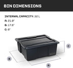 DECKED Payloader 32 L - 75 lb Bin / 200 lb Lid Load Rated - Image 2