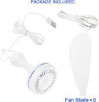 Silent USB Powered Ceiling Canopy Fan - Image 7