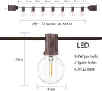 GOOTHY 25Ft Outdoor LED String Lights - Image 2