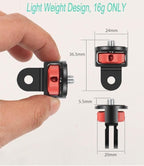 Aluminum Camera Tripod Adapter 1/4"-20 Conversion Adapter Mounts Compatible - Image 8