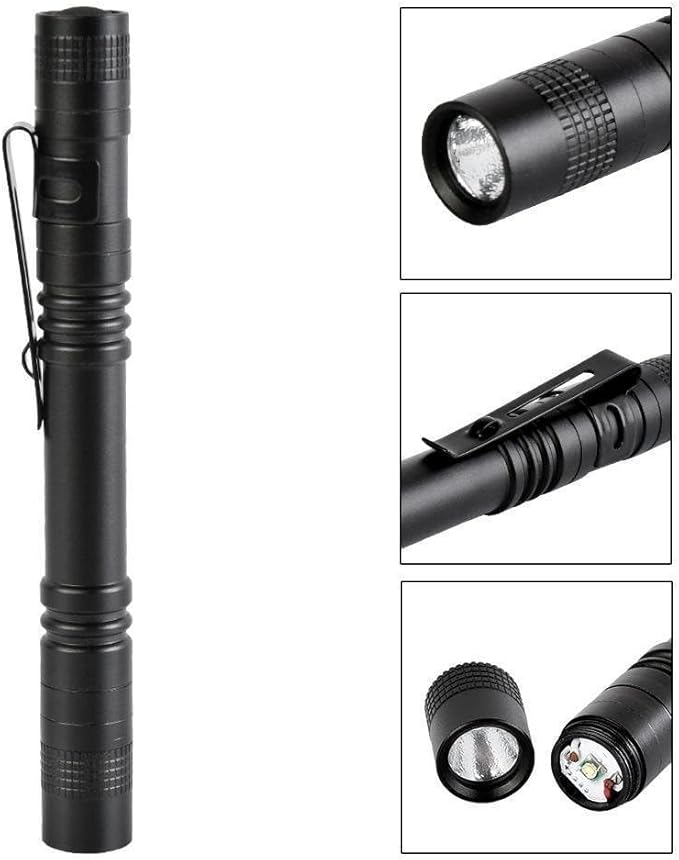 Pen Flashlight, Mini Flashlight Bright Pocket Penlight - Image 7