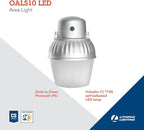 Lithonia Lighting LED Outdoor Flood Light Fixture, Exterior Dusk to Dawn - Image 3