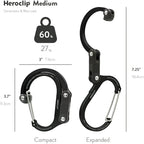 GEAR AID HEROCLIP 360° Swivel Carabiner Gear Clip and Hook - Image 5