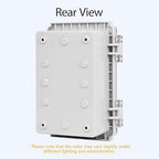 LeMotech Electrical Box, IP67 Waterproof Hinged Clear Cover Stainless Steel - Image 6