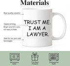 RZHV Trust Me I Am A Lawyer 11 Oz White Novelty Mug, Funny Lawyer Coffee - Image 3