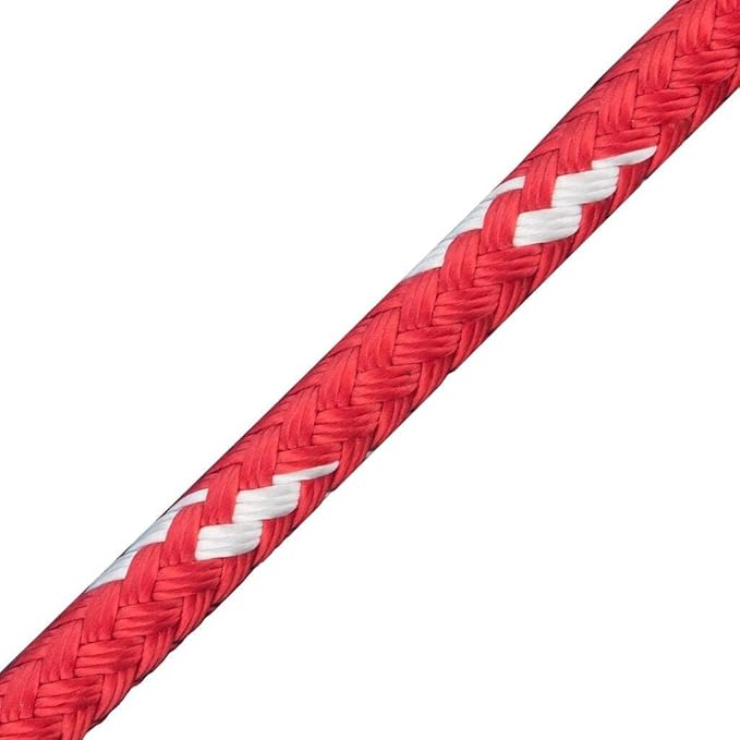 New England Ropes 3/16in Sta-Set Solid Red 50 Feet Long by New+England+Ropes