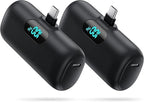 Small Portable Charger for iPhone 17/16/15 Series, 5000mAh 3A PD USB C Power by Kioson