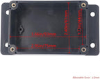 2pcs Project Box ABS Black Electrical Boxes IP65 Outdoor Waterproof Box - Image 4