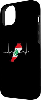 Lebanon Heart Lebanese Heartbeat Vintage Lebanon Map Case - Image 2