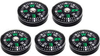 5 Pack Mini Pocket Compass 25mm – Survival Button Compass - Image 4