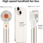 Handheld Fan, Portable Turbo Fan, Powerful Personal Fan, USB Rechargeable Mini - Image 5