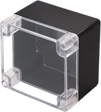 Project Box IP65 Waterproof Junction Box ABS Plastic Black Electrical Boxes DIY by Otdorpatio