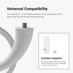 Holicfun Flexible Twist Mount for Indoor and Outdoor Security Cameras, - Image 3