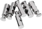 6 Pieces Heavy Duty 2 Hole Metal Cord Lock Clamp Toggle Stop Slider - Image 5
