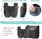 20X25 Compact Binoculars for Adults, Large Eyepiece Waterproof Binocular - Image 4