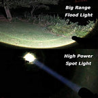 JARDLITE 8 Pack LED Emergency Handheld Flashlight, Adjustable Focus, Water - Image 5
