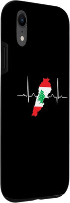 Lebanon Heart Lebanese Heartbeat Vintage Lebanon Map Case - Image 3
