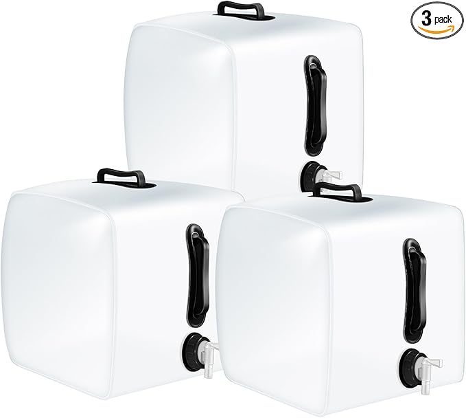 Reallnaive 3 Pcs Collapsible Water Container by Unknown