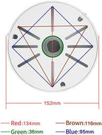 Dome Camera Universal Heavy-Duty Outdoor Security Camera Pole Mount Bracket - Image 3