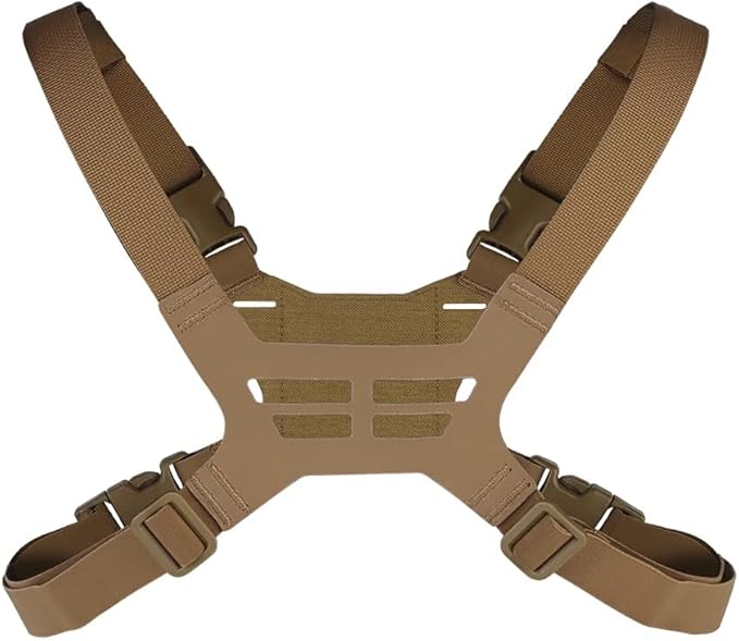 Foldable Tactical Vest Chest Rig Phone Holder, Molle Plate Carrier Pouch - Image 4
