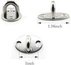 heyous 2 Set M6 Suspension Ceiling Wall Mount U Hook Anchor Hanger Stainless - Image 4