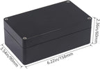 2 Pack Project Box IP65 Waterproof Junction Box ABS Plastic Black Electrical - Image 2