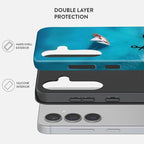 Compatible for Samsung Galaxy A56 5G Case, Dual Layer Heavy Duty 2 in 1 - Image 2